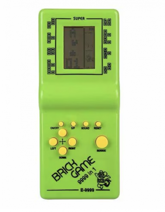 Joc Tetris Electric ,   Consola portabila cu ecran LCD, verde