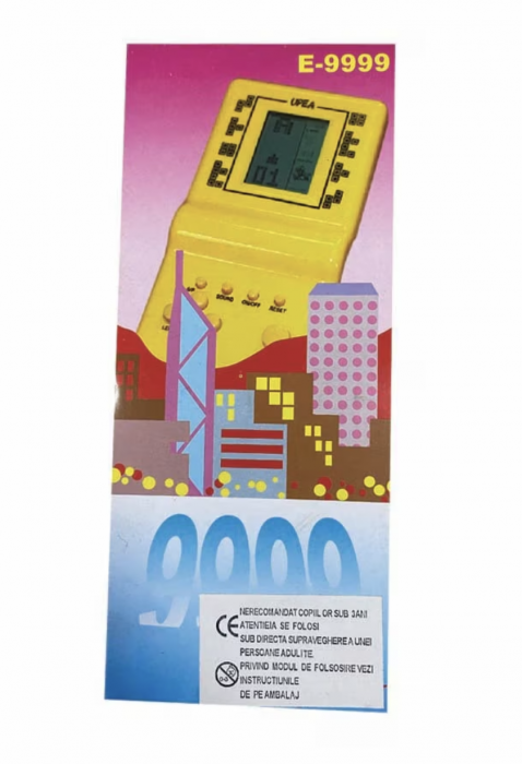 Joc Tetris Electric – Consola portabila cu ecran LCD, verde [4]