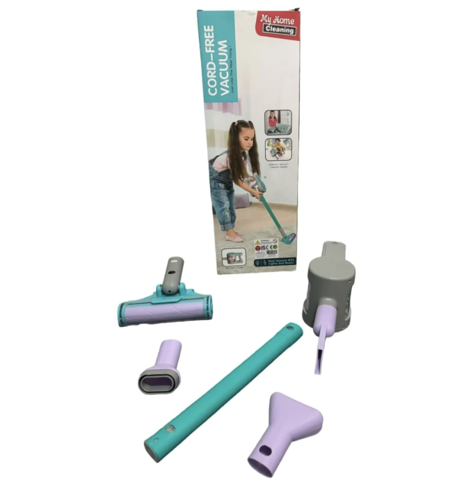 Jucarie Aspirator Vertical 3 in 1 cu Sunete si Efecte Vizuale, 57 cm, 3 ani+ [7]