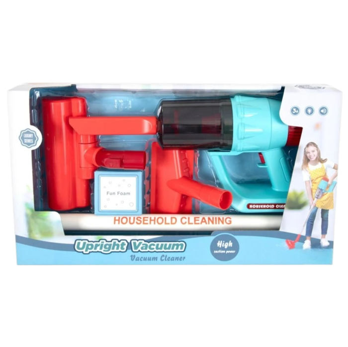 Aspirator Vertical Jucarie, cu suport, Ergonomic, 3 capete, 69.5 cm [10]