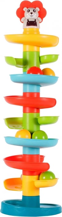 Jucarie bebe circuit cu 9 nivele, Leut, 60 cm [2]