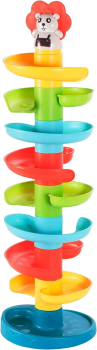 Jucarie bebe circuit cu 9 nivele, Leut, 60 cm [3]
