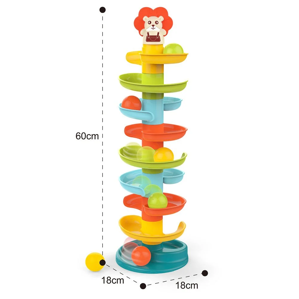 Jucarie bebe circuit cu 9 nivele, Leut, 60 cm [10]