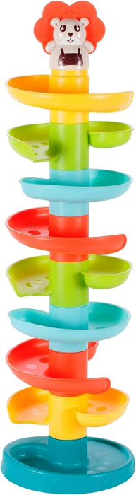 Jucarie bebe circuit cu 9 nivele, Leut, 60 cm [4]