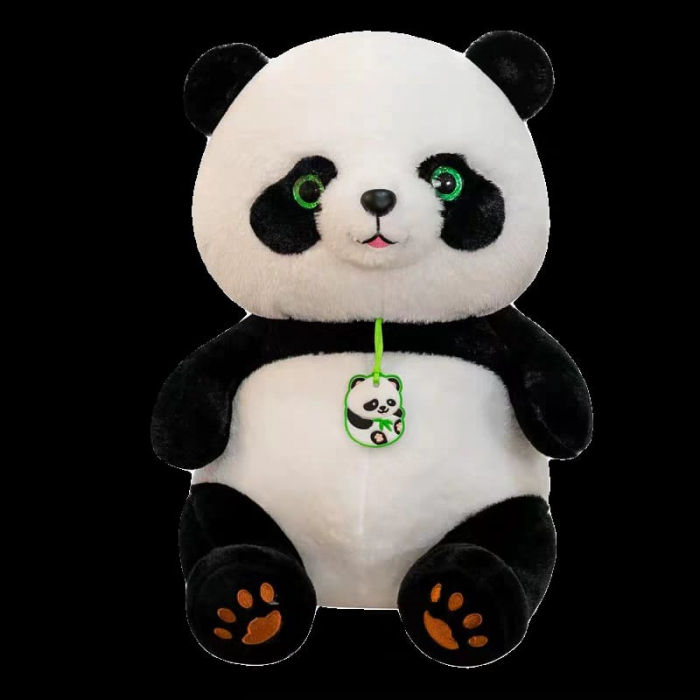 Jucarie de plus si perna cu patura roz inclusa, Panda [3]