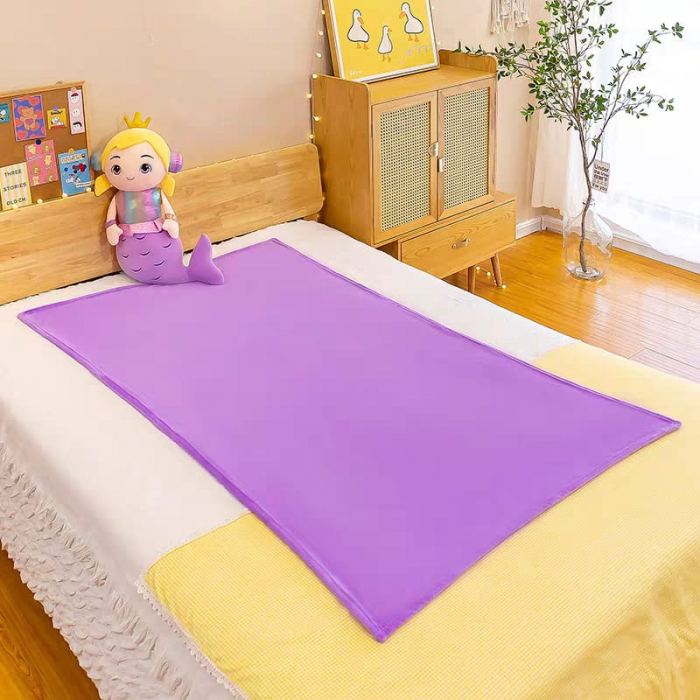 Jucarie de plus si perna cu patura inclusa, Sirena mov [4]