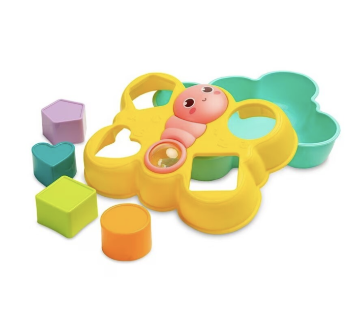 Jucarie de sortat pentru bebelusi – Fluturas cu forme colorate, 1 an+ [4]