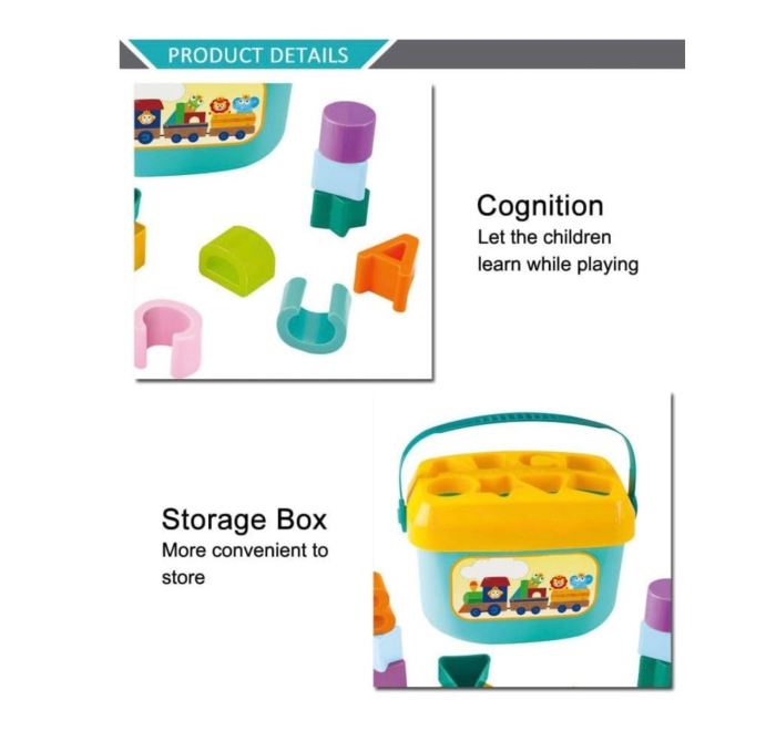 Jucarie de sortat Prima Cutie de cuburi de sortare [6]