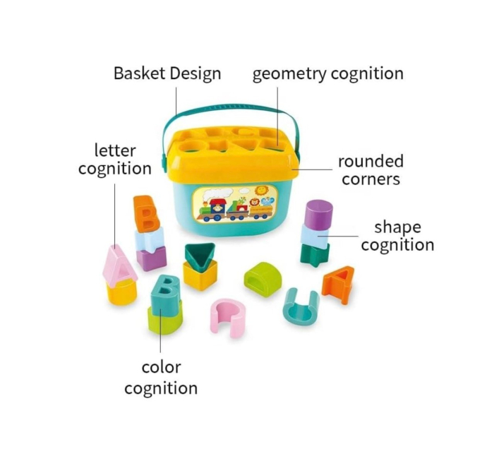 Jucarie de sortat Prima Cutie de cuburi de sortare [9]