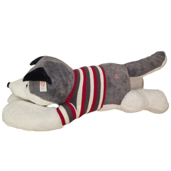 Jucarie din plus Cainele Husky 45 cm [10]