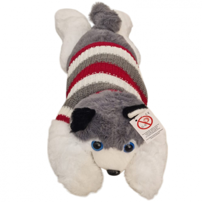 Jucarie din plus Cainele Husky 45 cm [7]