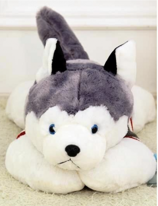 Jucarie din plus Cainele Husky 45 cm [2]