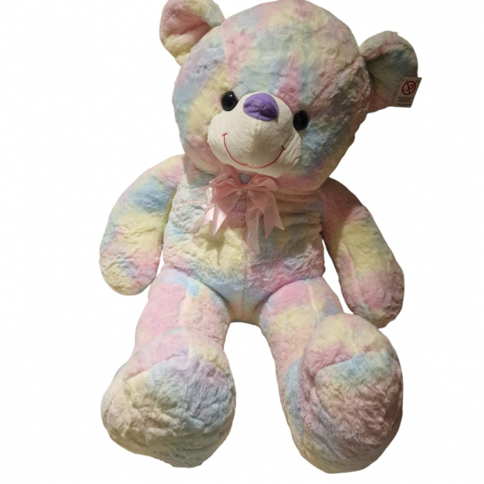 Jucarie din plus Ursul Multicolor, 100 cm [3]