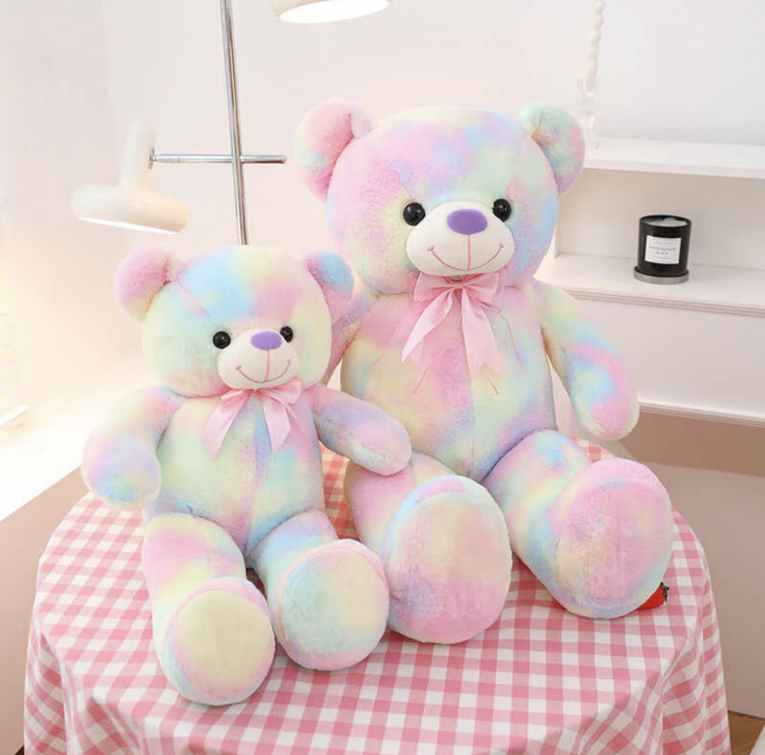 Jucarie din plus Ursul Multicolor, 100 cm [4]