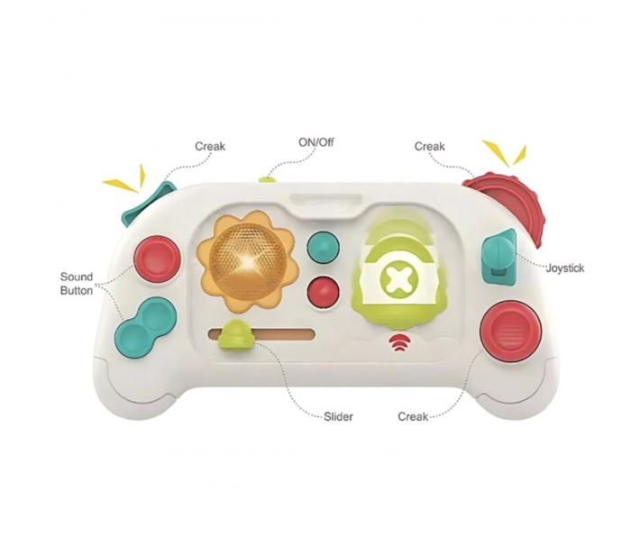 Jucarie educativa cu lumini si sunete, Joystick interactiv Games Console [3]