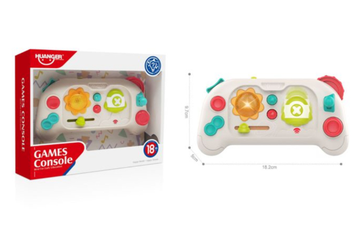 Jucarie educativa cu lumini si sunete, Joystick interactiv Games Console [2]