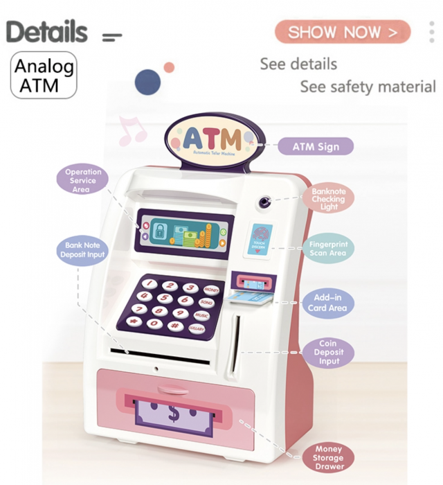Jucarie interactiva ATM Bancomatul Afaceristilor [2]