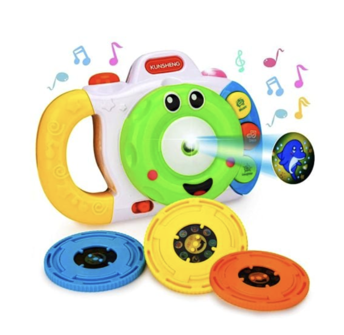 Jucarie interactiva bebe Aparat foto cu 32 proiectii [6]