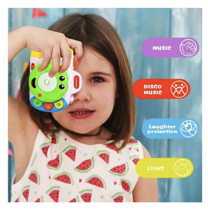 Jucarie interactiva bebe Aparat foto cu 32 proiectii [5]