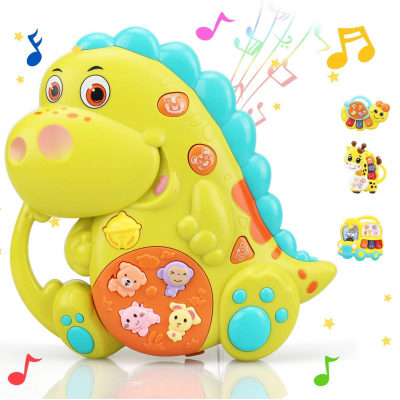 Jucarie interactiva bebelusi, dinozaurul muzical