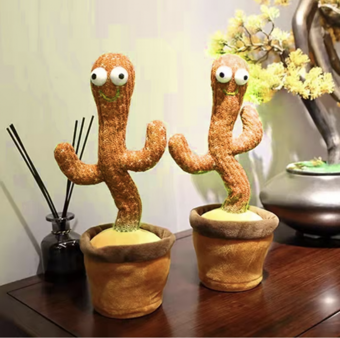 Jucarie interactiva Cactusul dansator - danseaza, canta, imita, din plus, VERDE [12]