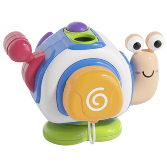 Jucarie interactiva cu 6 activitati pentru bebelusi, Busy Cube - Melc