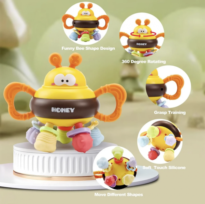 Jucarie interactiva cu activitati pentru bebelusi, Albinuta Honey [2]