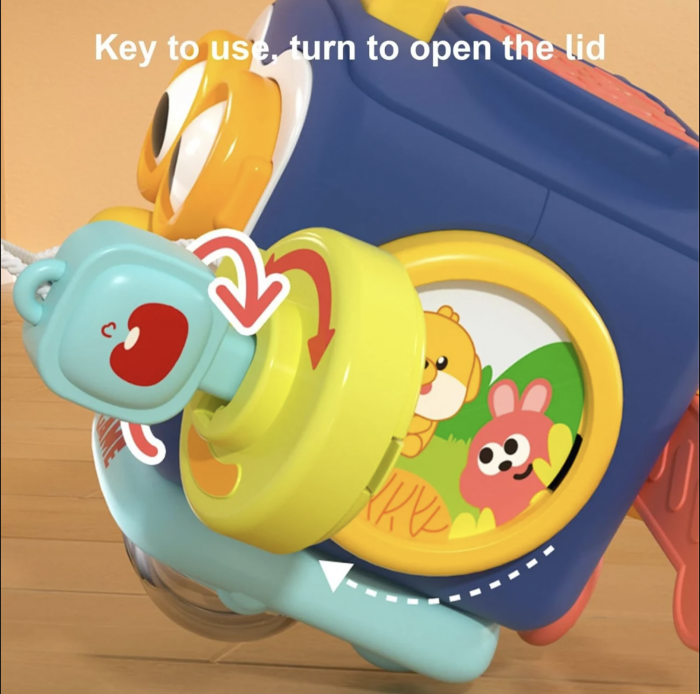 Jucarie interactiva cu activitati pentru bebelusi, Puzzle Busy Box [5]