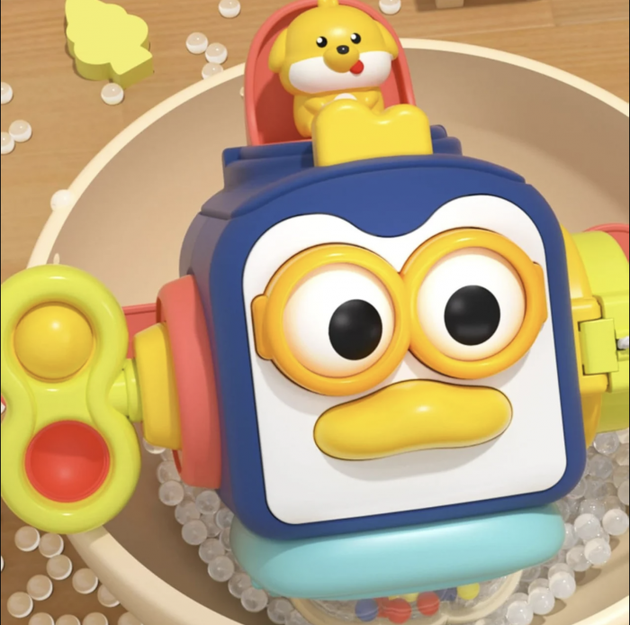 Jucarie interactiva cu activitati pentru bebelusi, Puzzle Busy Box [3]