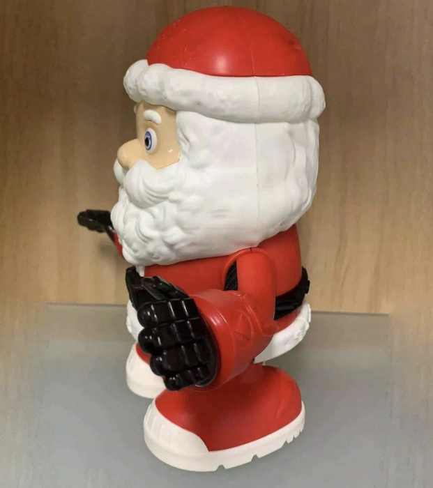 Jucarie interactiva Mos Craciun canta si danseaza, cu lumini [11]