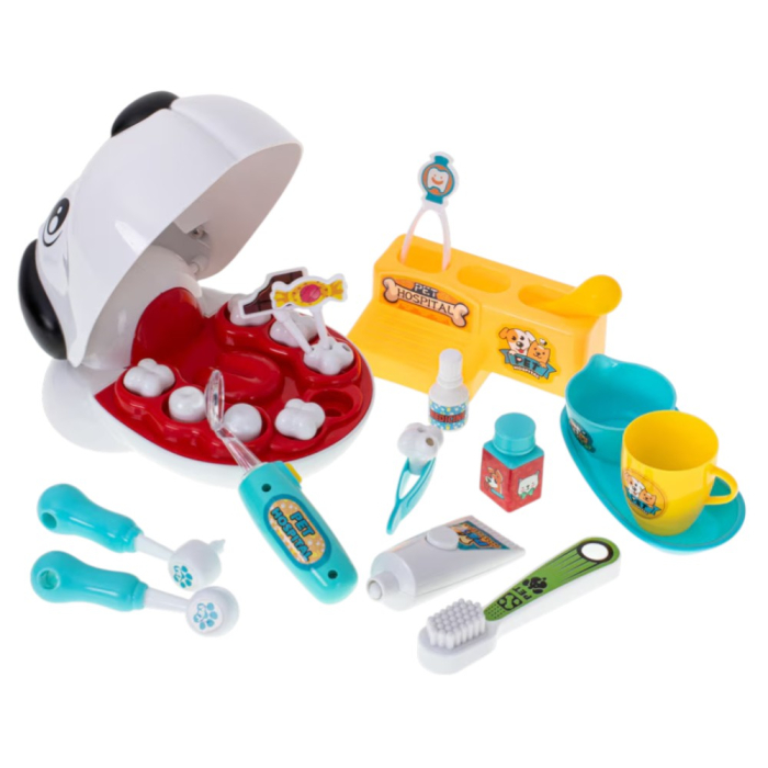 Jucarie Interactiva – Pet Dentist cu 17 Piese pentru Micii Stomatologi [5]