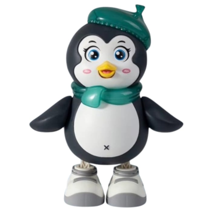 Jucarie interactiva Pinguin dansator cu lumini si sunete, 21x16,5x11 cm, 3 ani+ [3]