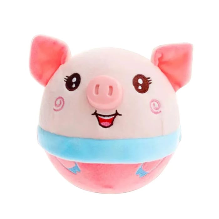 Jucarie interactiva porcusor din plus, 13 cm, cu sunete si functie de sarit, USB [1]