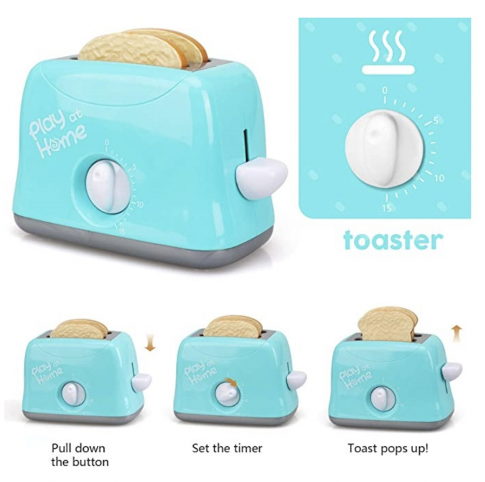 Jucarie interactiva Prajitor de paine, Toaster, vernil [2]