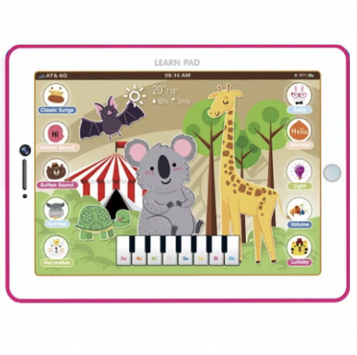 Jucarie interactiva Prima mea tableta cu pian, Animale salbatice [2]
