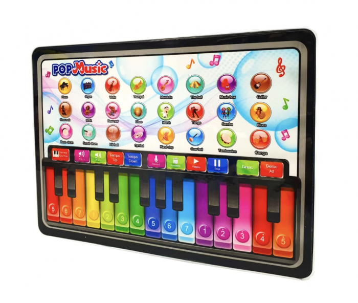 Jucarie interactiva Prima mea tableta cu pian, Pop Music [4]
