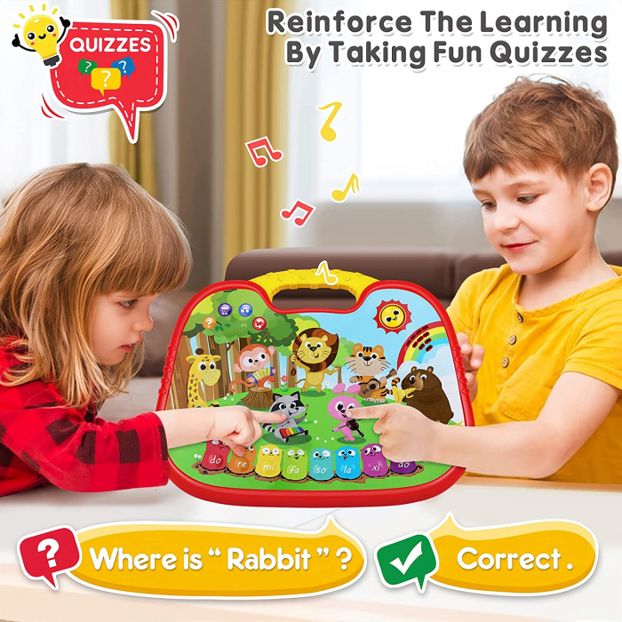 Jucarie interactiva Tableta si pianul Petrecerea animalelor [6]