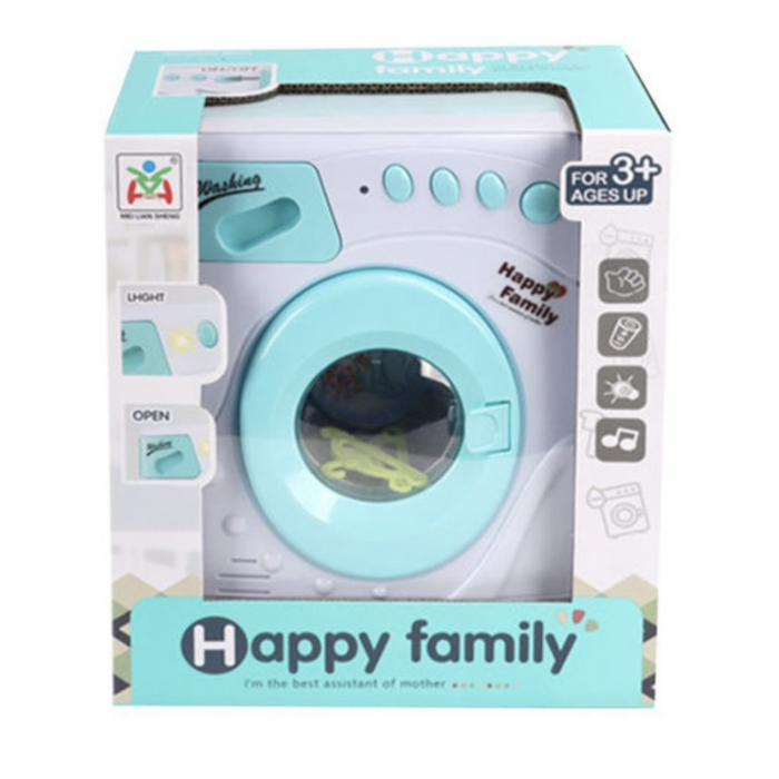 Masina de spalat cu sunete si lumini Happy Family, vernil [4]