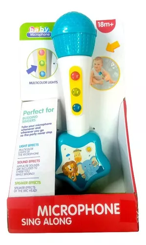 Jucarie microfon cu melodii, lumini, Animal Star [3]