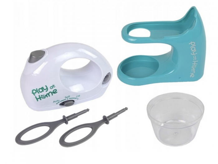 Jucarie Mixer cu accesorii, bol și suport Play at Home, verde [3]