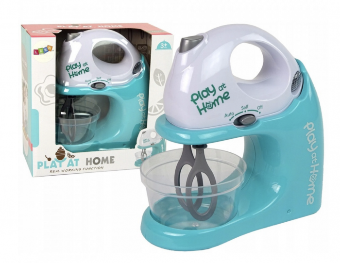 Jucarie Mixer cu accesorii, bol și suport Play at Home, verde [2]