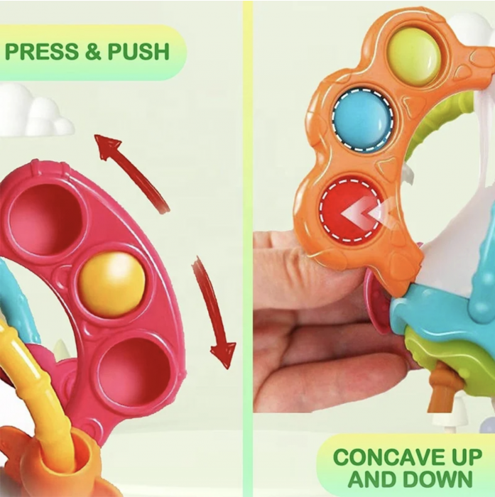 Jucarie Motricitate si Dezvoltare Senzoriala - Animalute Vesele Iepuras [7]