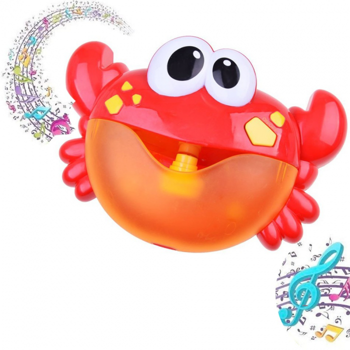 Jucarie muzicala de baie cu baloane de sapun - Crab Bubble [1]