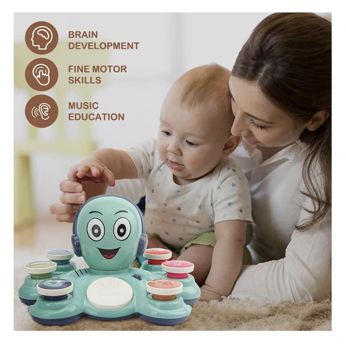 Jucarie Muzicala Interactiva 2 in 1 – Caracatita Albastra [6]