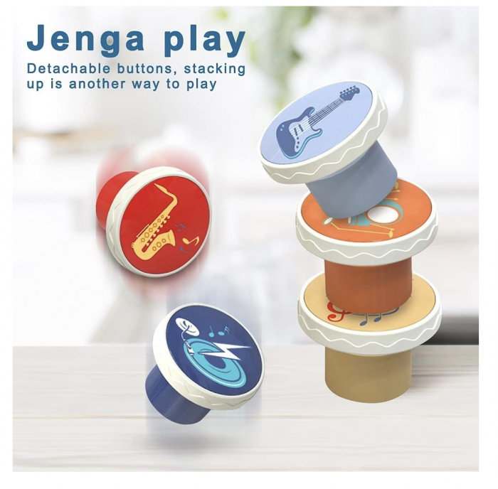 Jucarie Muzicala Interactiva 2 in 1 – Caracatita Roz [2]