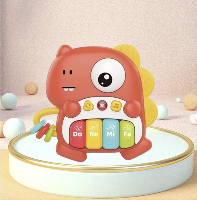 Jucarie Muzicala pentru Bebe – Orga Dino cu Sunete si Lumini, 18 luni+ [4]