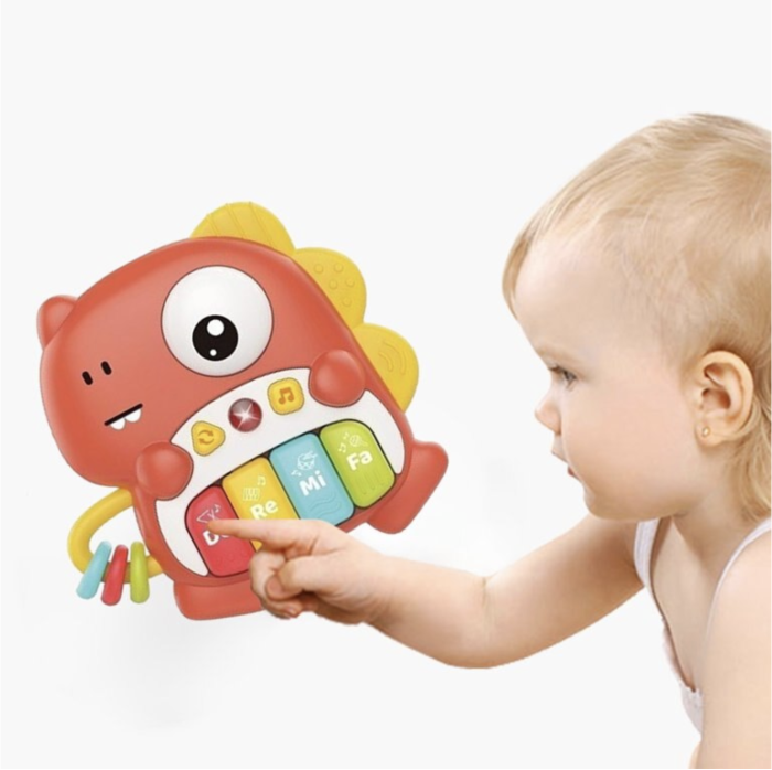 Jucarie Muzicala pentru Bebe – Orga Dino cu Sunete si Lumini, 18 luni+ [2]