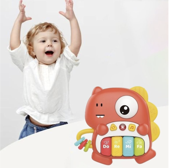 Jucarie Muzicala pentru Bebe – Orga Dino cu Sunete si Lumini, 18 luni+ [3]