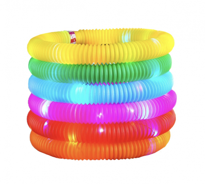 Jucarie senzoriala, antistres, 1 Pop Tubes cu lumini LED [2]