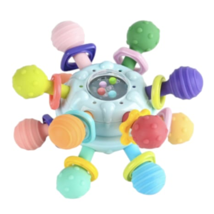 Jucarie senzoriala bebelusi Atomic Ball bleu [15]